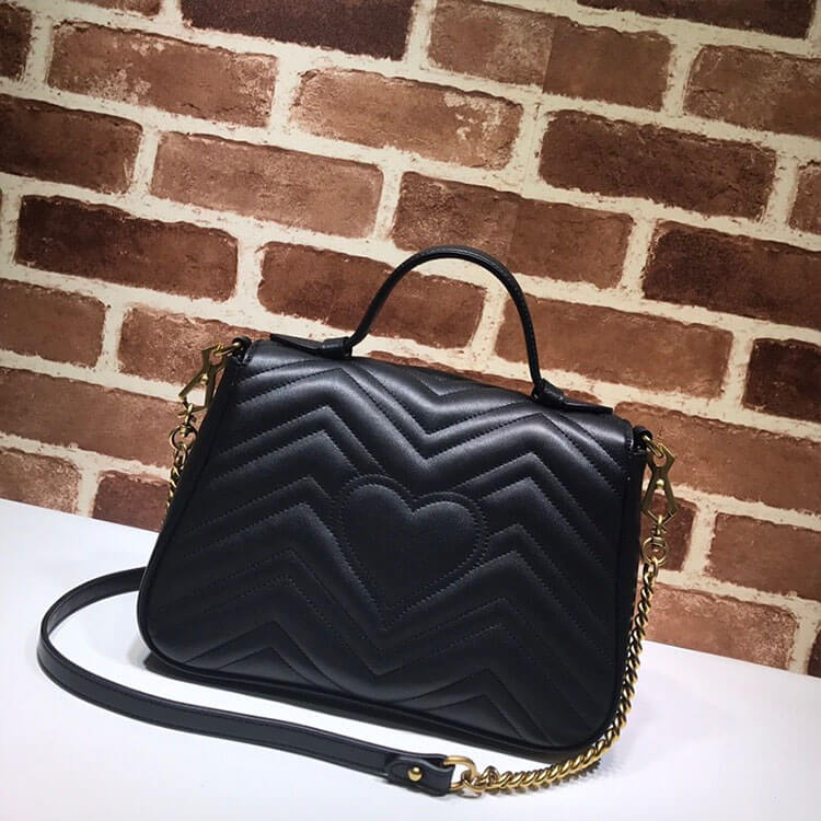 Gucci Marmont Top Handle Bag - Image 4