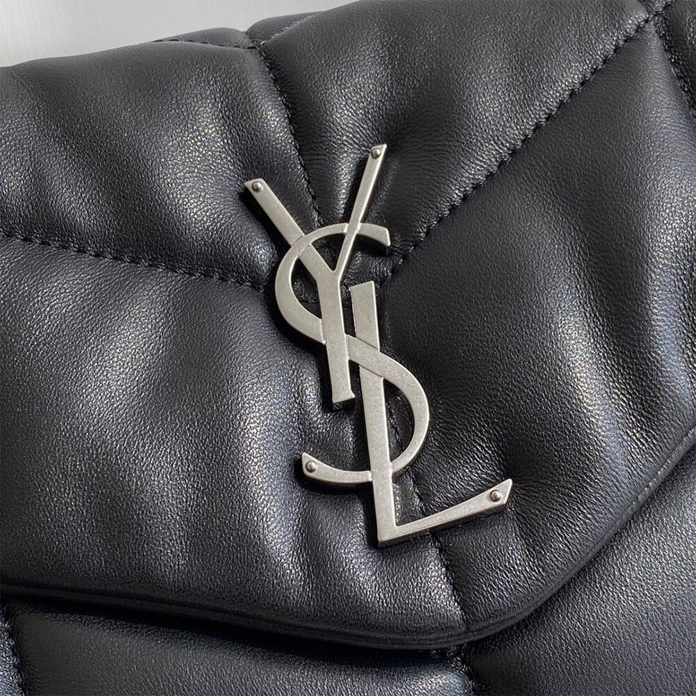 YSL Puffer Small Chain Bag In Quilted Lambskin Bag - Image 6