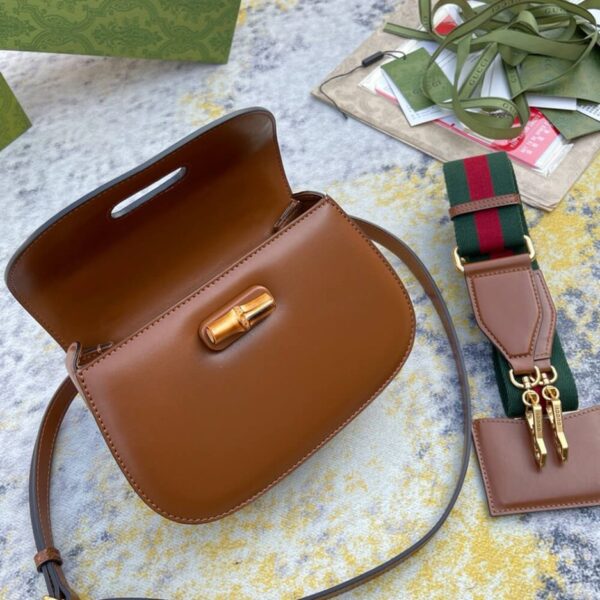 Gucci Bamboo 1947 Jumbo Small Top Handle Bag - Image 6