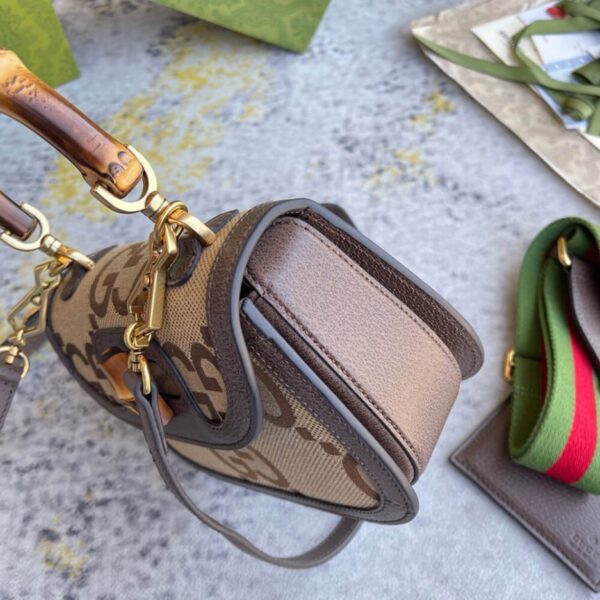Gucci Bamboo 1947 Jumbo Small Top Handle Bag - Image 4