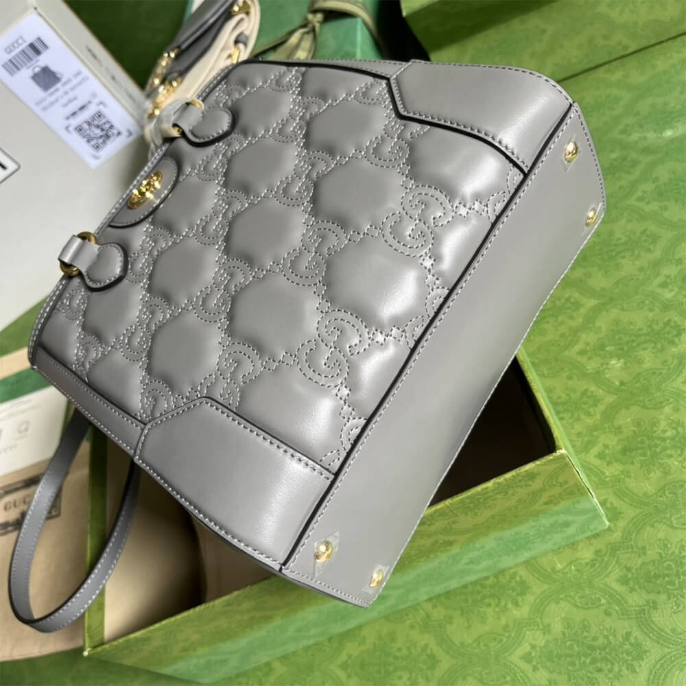 Gucci Matelasse Top Handle Bag - Image 5
