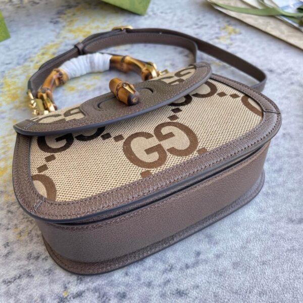Gucci Bamboo 1947 Jumbo Small Top Handle Bag - Image 5