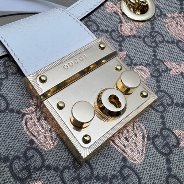 Gucci Padlock Bees Shoulder Bag - Image 6