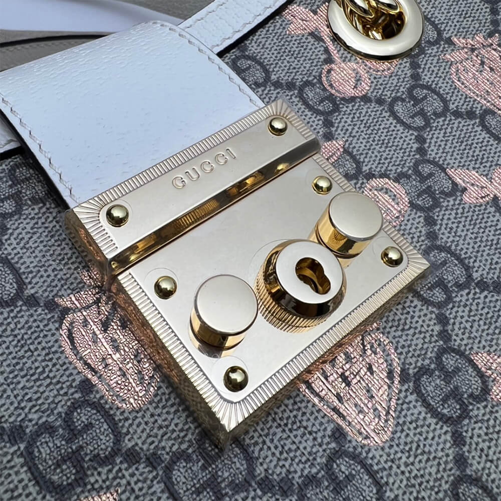 Gucci Padlock Bees Shoulder Bag - Image 6