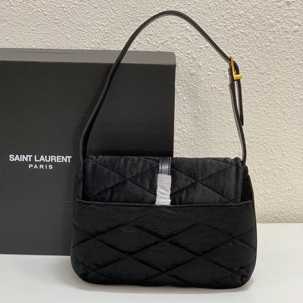 YSL Le 57 Hobo Bag In Quilted Lambskin Bag - Image 4