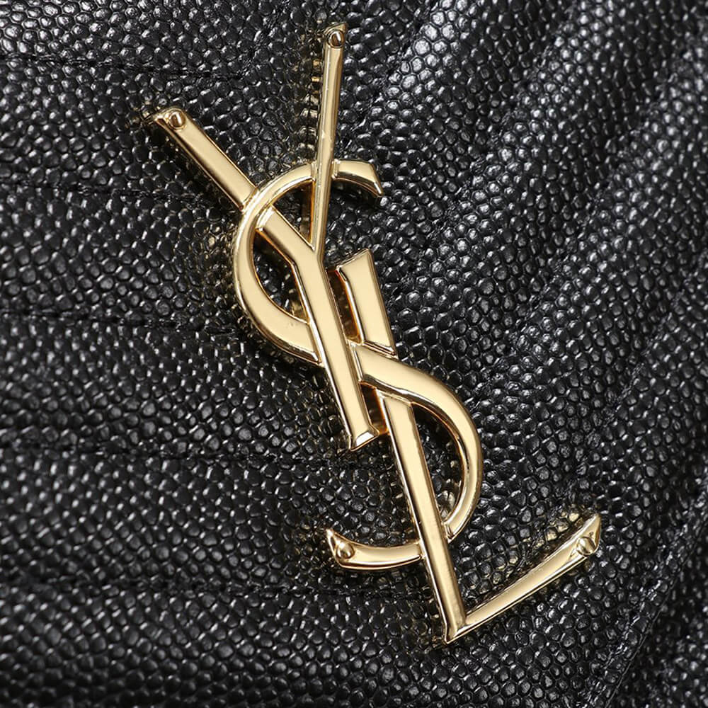 SYL Chain Strap Plaque Grained Leather Wallet Bag - Image 7