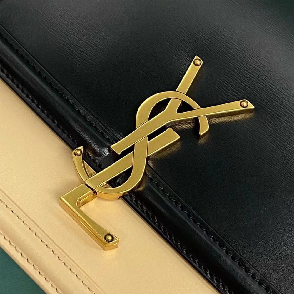YSL Solferino Medium Satchel In Box Saint Laurent Leather Bag - Image 6