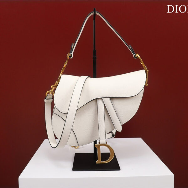 Dior Mini Saddle Bag With Strap - Image 2