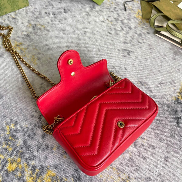 Gucci Marmont Matelasse Leather Super Mini Bag - Image 6