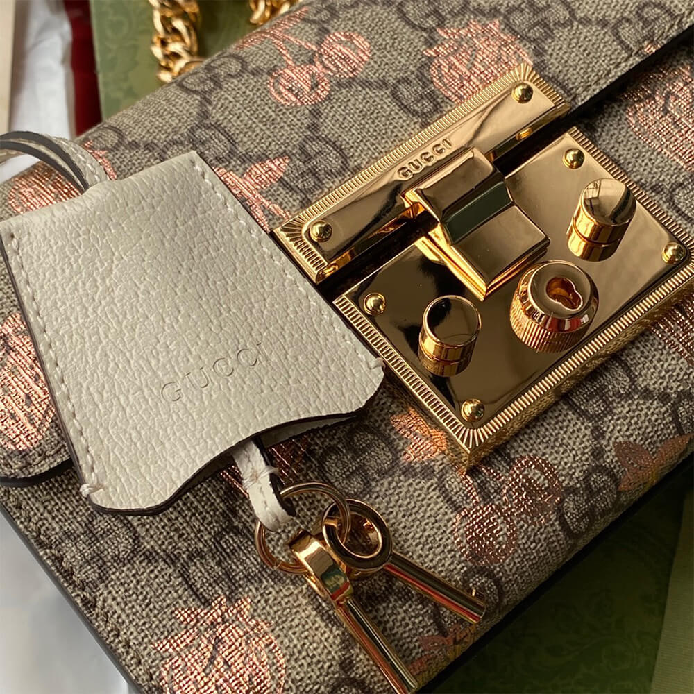 Gucci Padlock Berry Shoulder Bag - Image 9