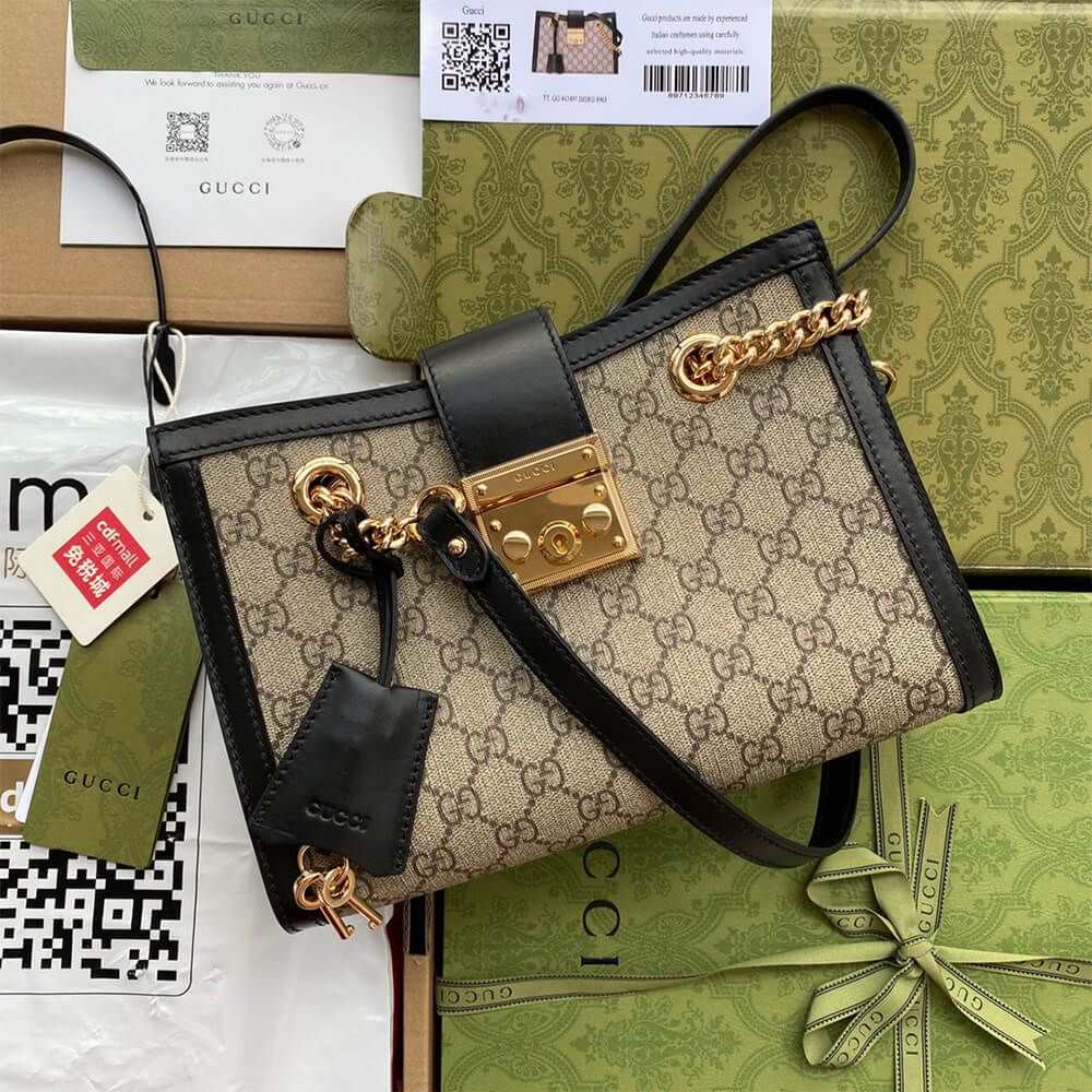 Gucci Padlock Bees Shoulder Bag - Image 2