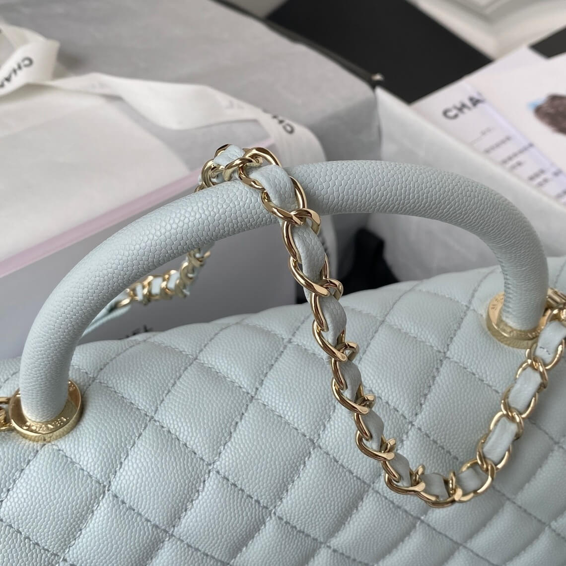 CHANEL Coco Handle Bag Small - Image 5
