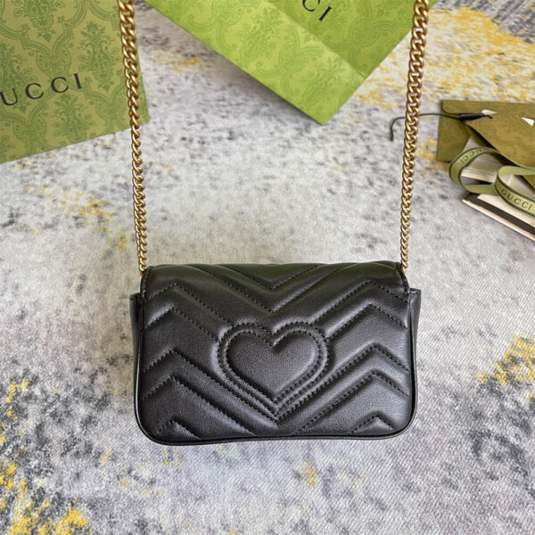 Gucci Marmont Matelasse Leather Super Mini Bag - Image 4