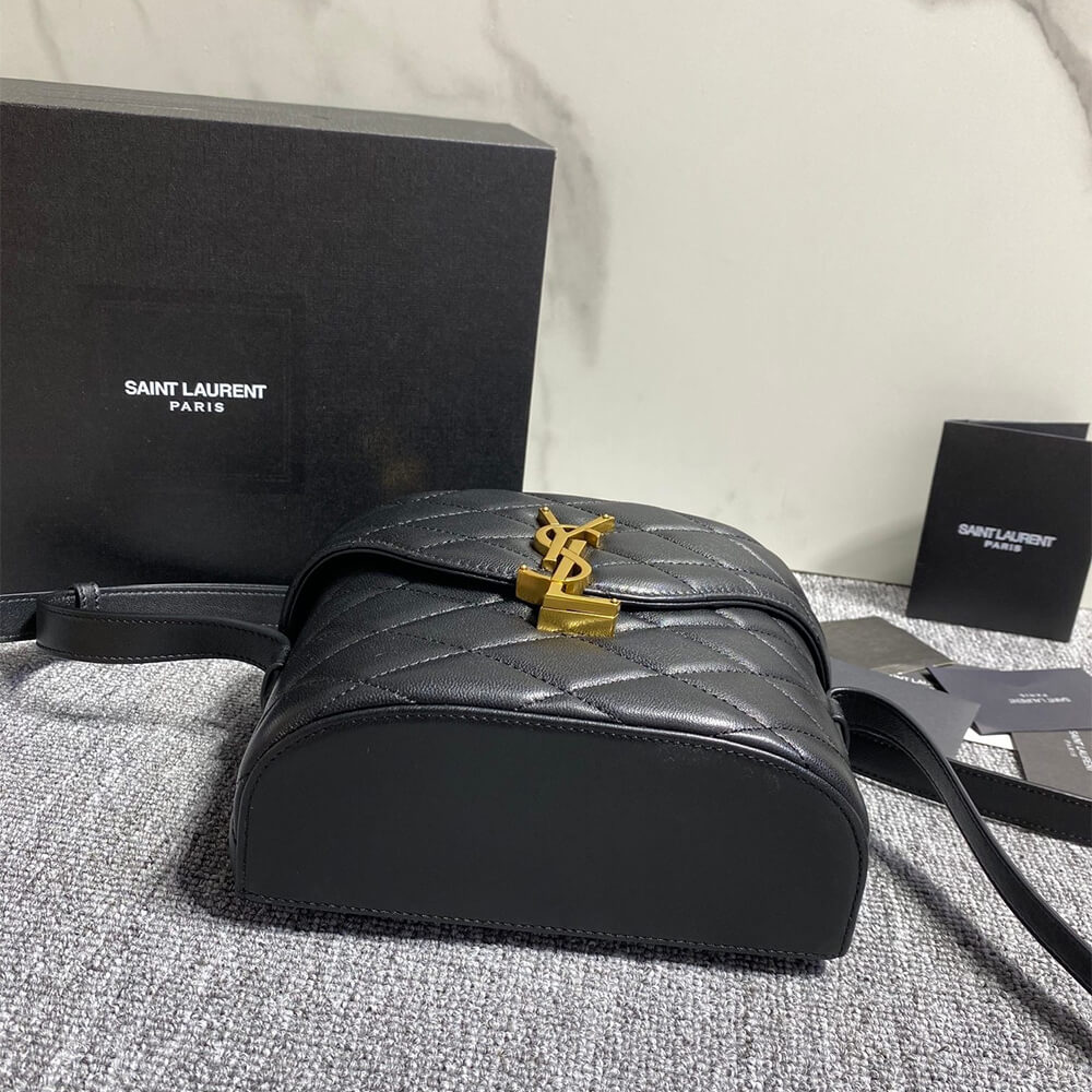 YSL June Box Bag In Quilted Lambskin Bag - Image 5
