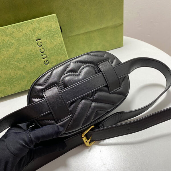 Gucci Marmont Quilted Leather Belt Bag - Image 4