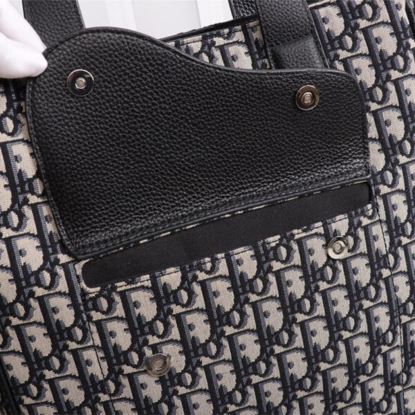 Dior Saddle Tote Bag With Shoulder Strap - Image 6