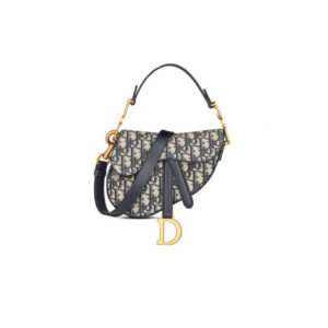 Dior Mini Saddle Bag With Strap