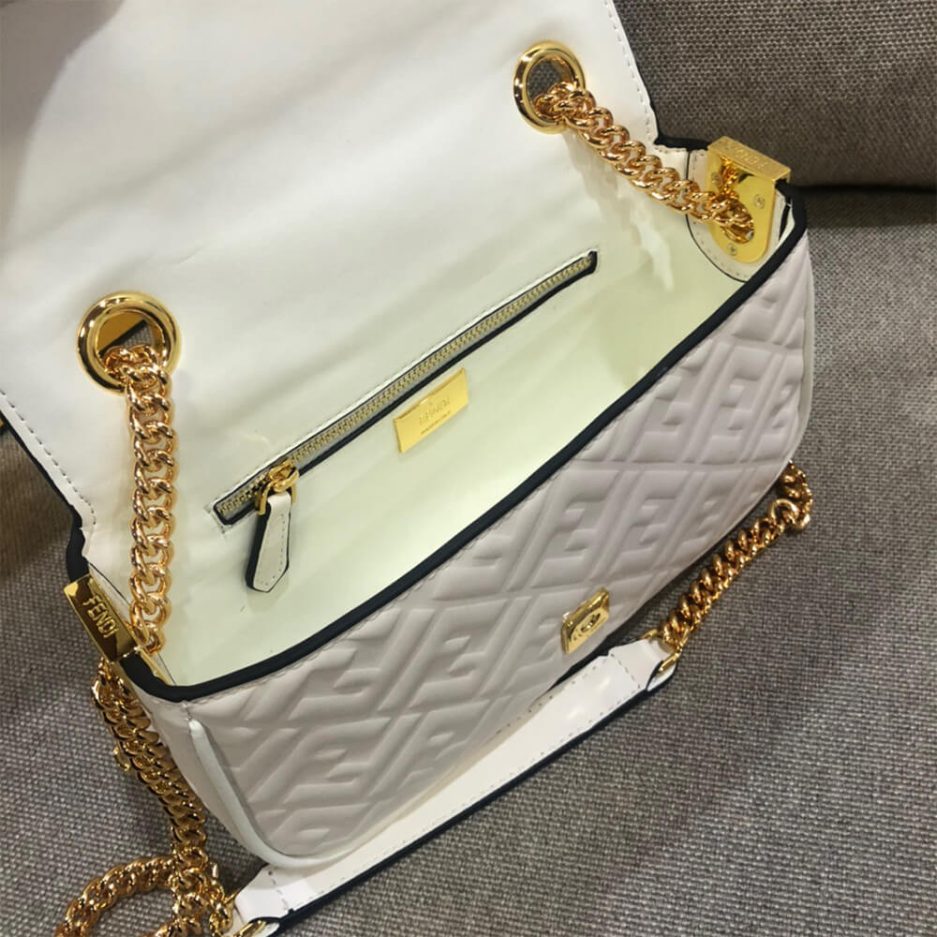 Fendi Baguette Chain MIdi Bag - Image 8