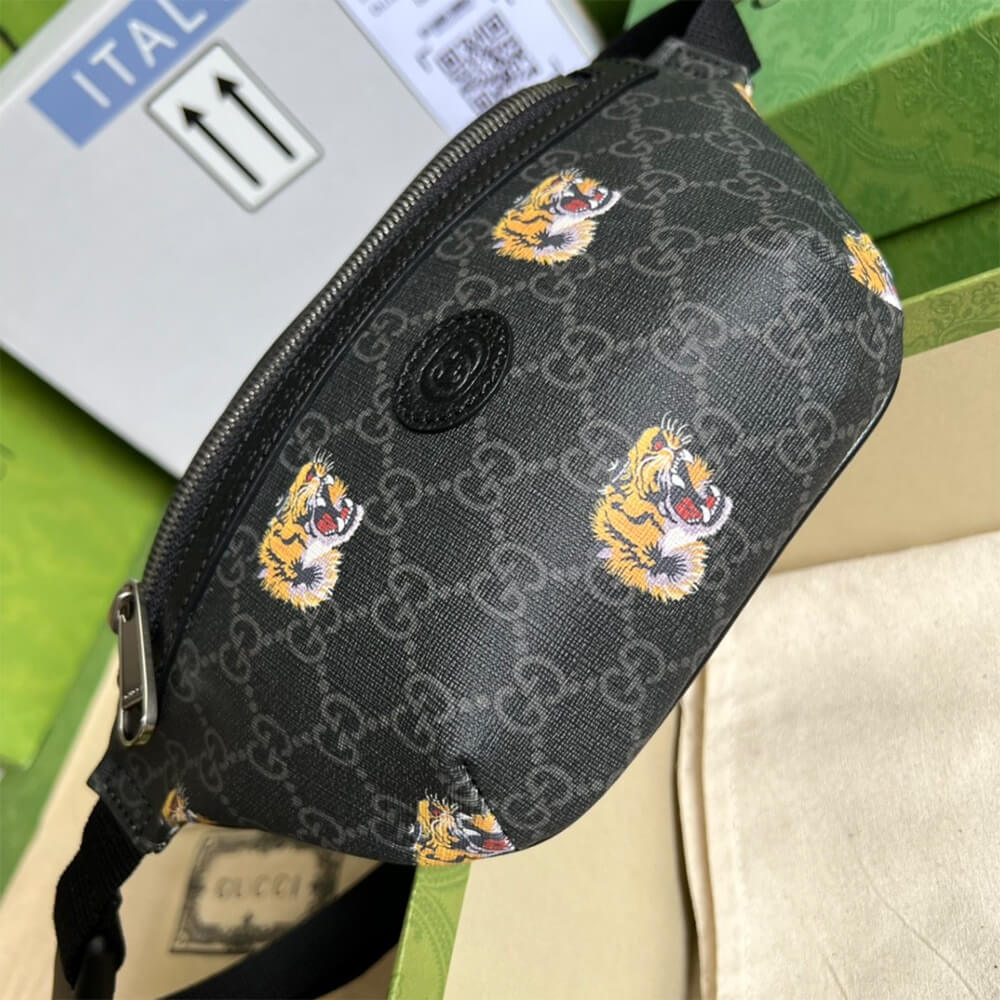 Gucci Belt Bag With Figer Print - Image 4