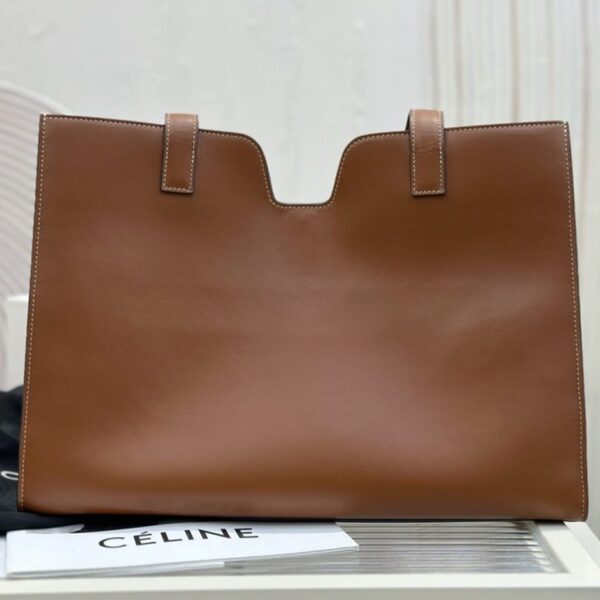 Celine Cabas 16 In Supple Grained  Calfskin - Image 4