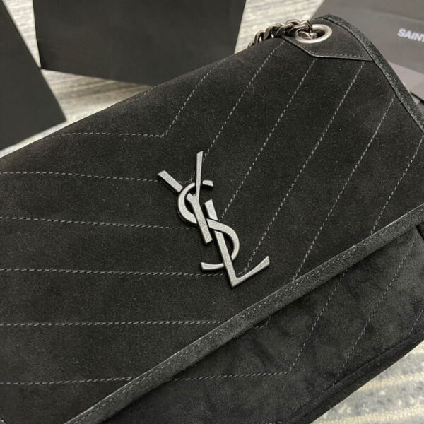 YSL Niki Medium In Suede Bag - Image 6