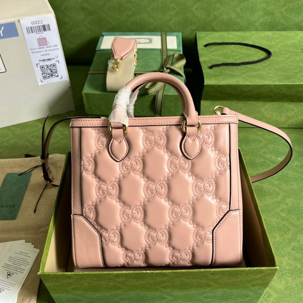 Gucci Matelasse Top Handle Bag - Image 3