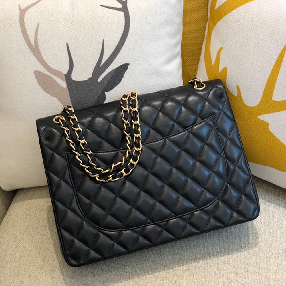 CHANEL Classic Maxi Handbag - Image 3
