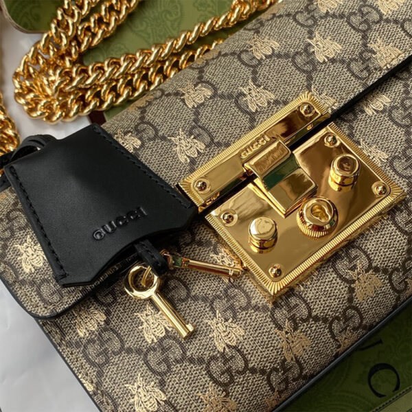 Gucci Padlock Bees Shoulder Bag - Image 6