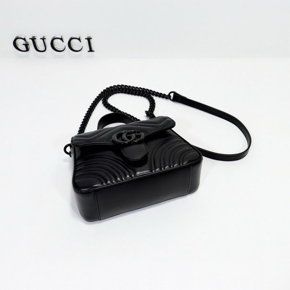 Gucci Marmont Mini Top Handle Bag - Image 5