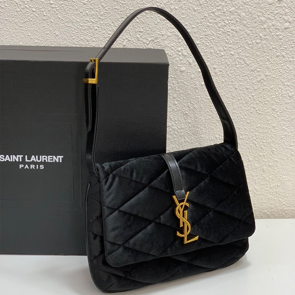 YSL Le 57 Hobo Bag In Quilted Lambskin Bag - Image 3