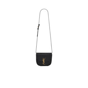YSL Kaia Small Satchel In Shiny Crocodile Embossed Leather Bag