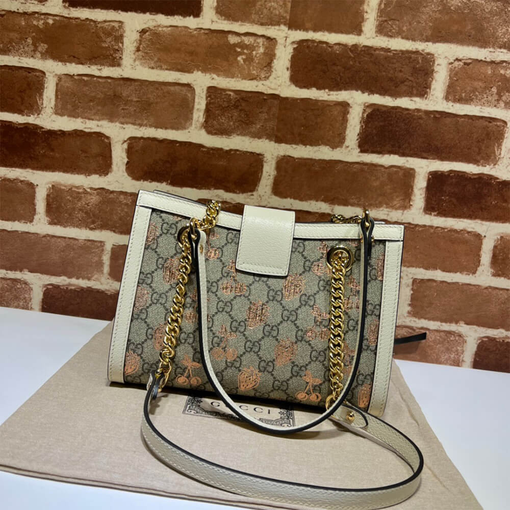 Gucci Padlock Bees Shoulder Bag - Image 3