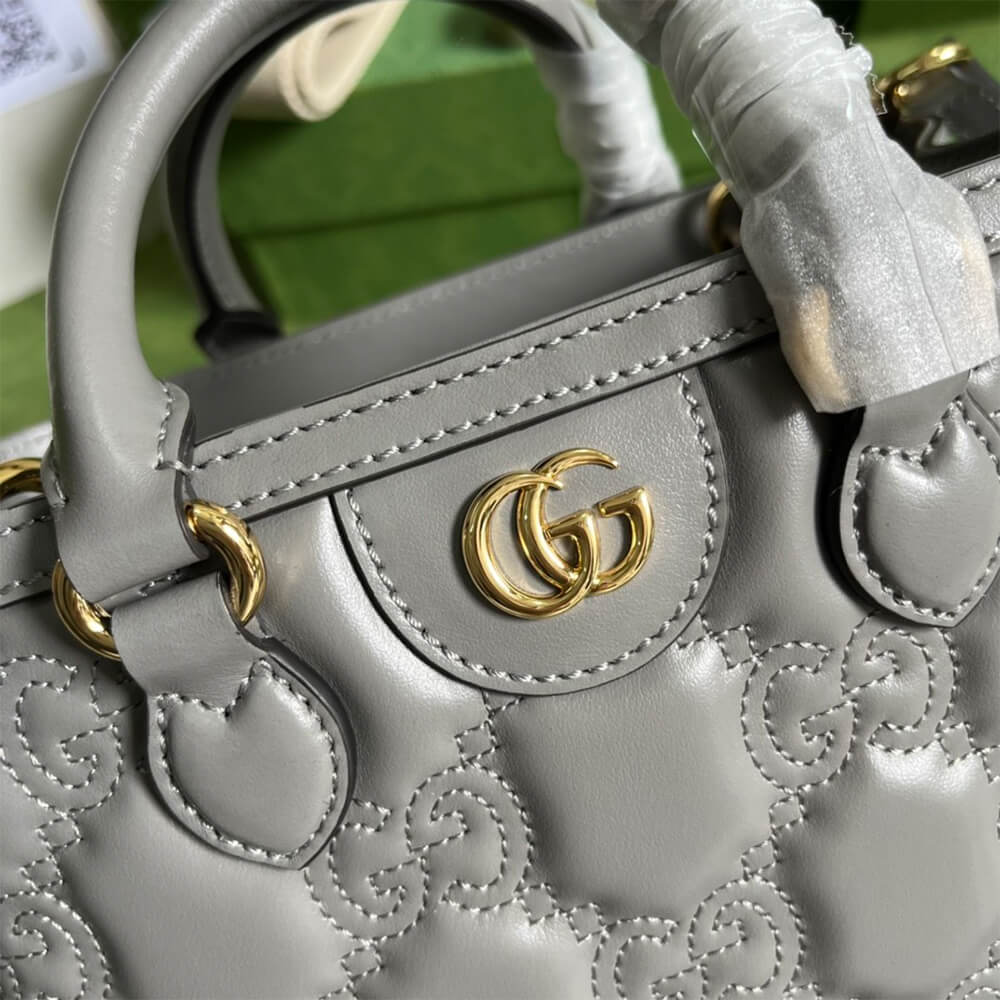 Gucci Matelasse Top Handle Bag - Image 7