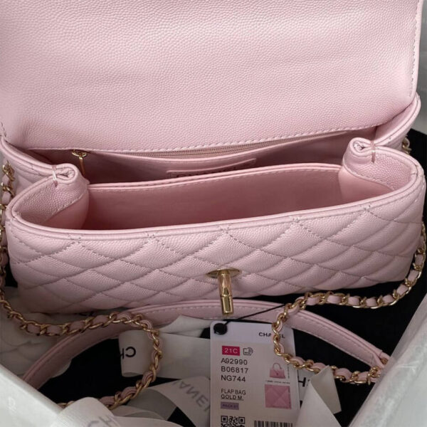 CHANEL Coco Handle Bag Small - Image 7
