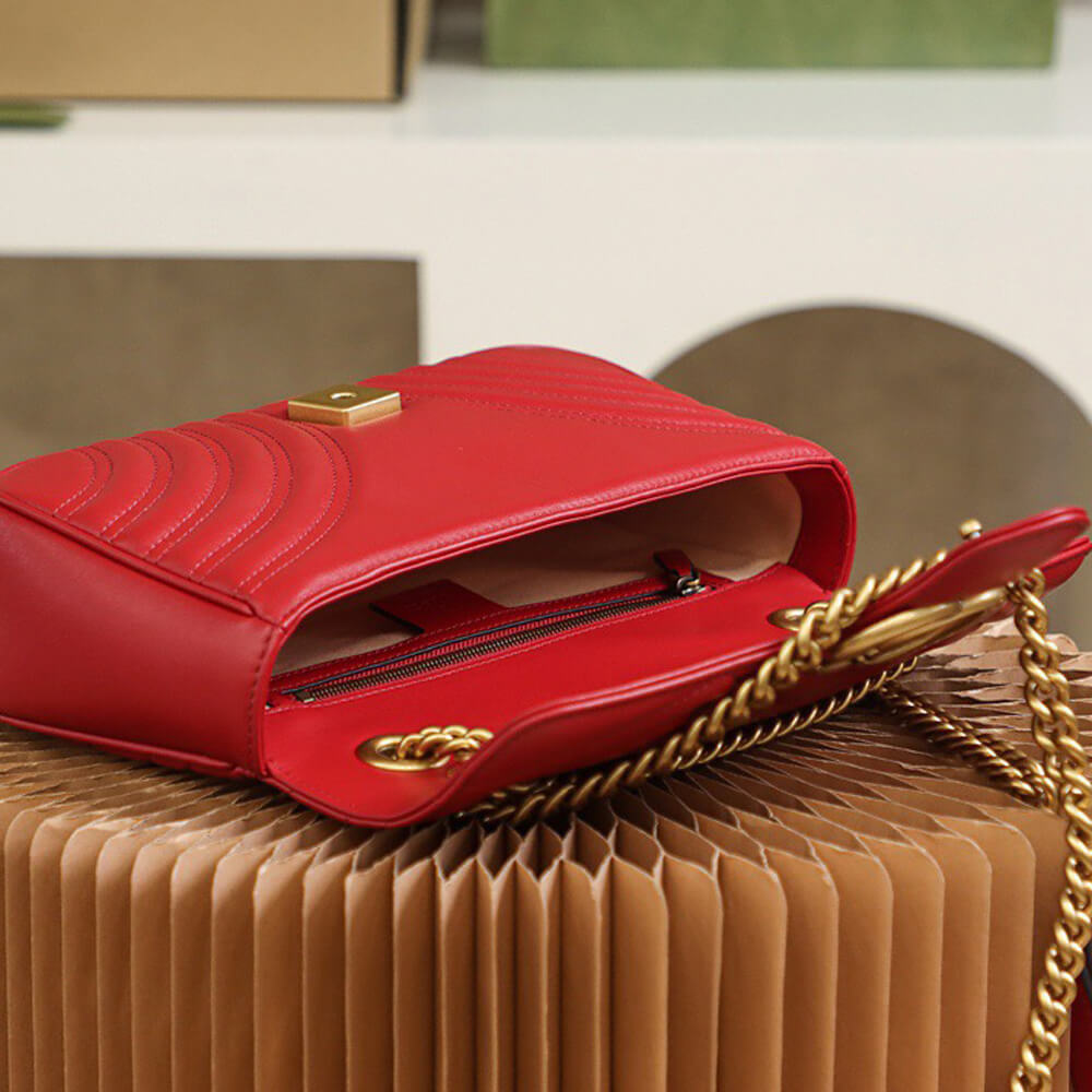 Gucci Marmont Matelasse Shoulder Bag - Image 5
