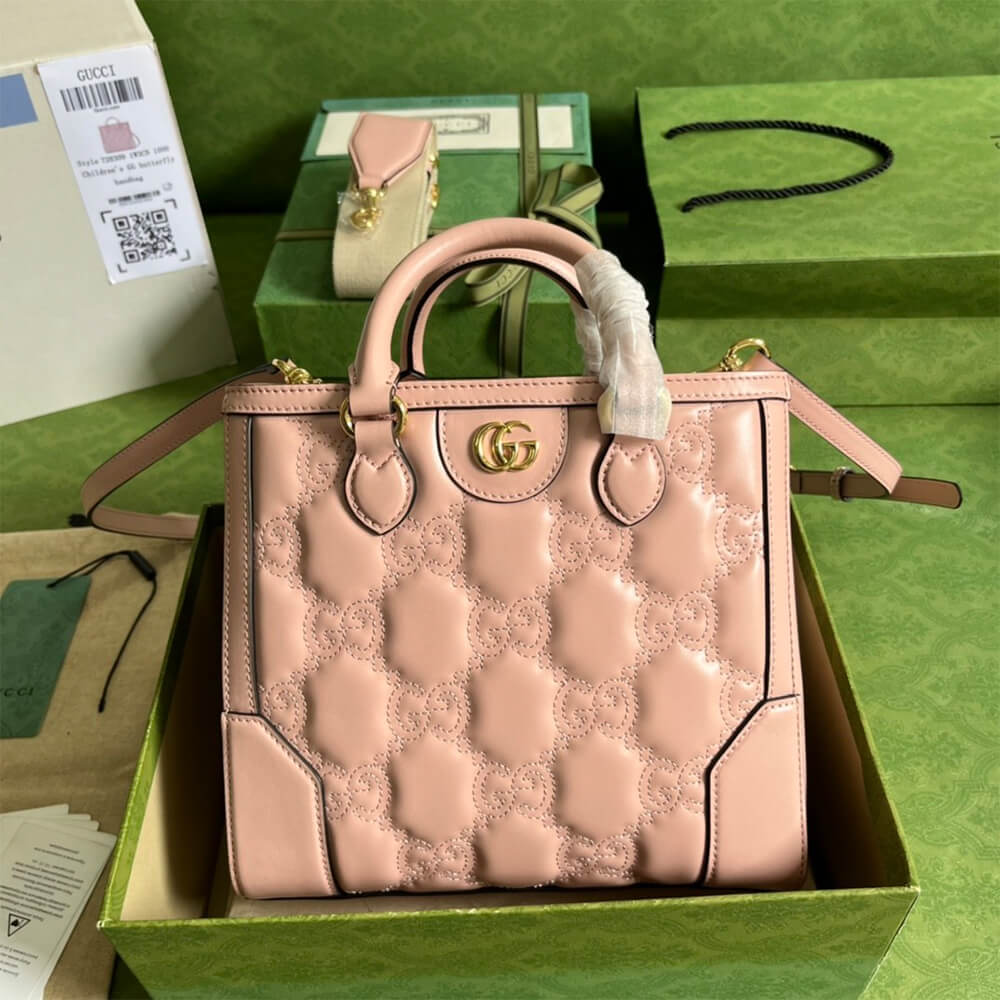 Gucci Matelasse Top Handle Bag - Image 2