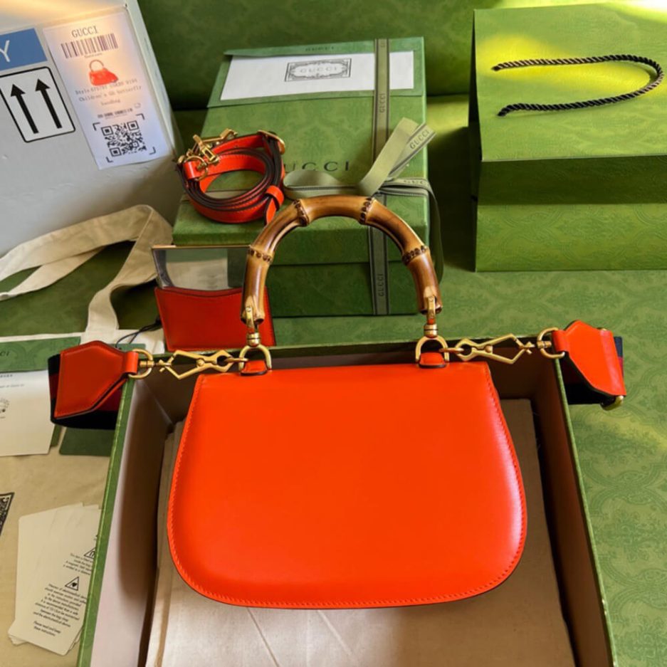 Gucci Bamboo 1947 Jumbo Small Top Handle Bag - Image 3