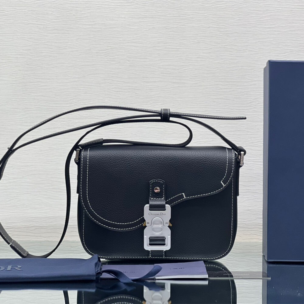 Dior Mini Saddle Bag With Strap - Image 2