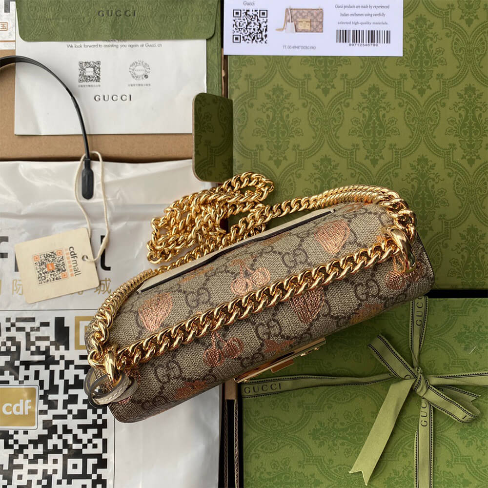 Gucci Padlock Berry Shoulder Bag - Image 4