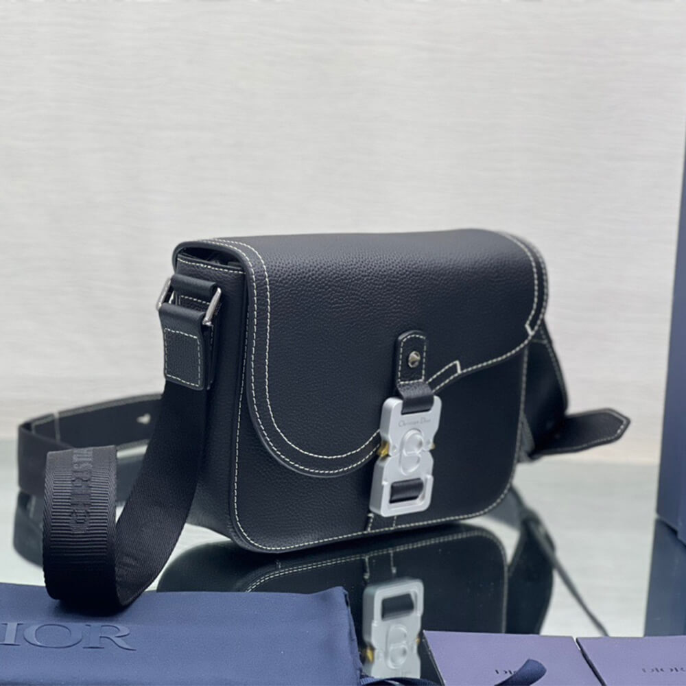 Dior Mini Saddle Bag With Strap - Image 4