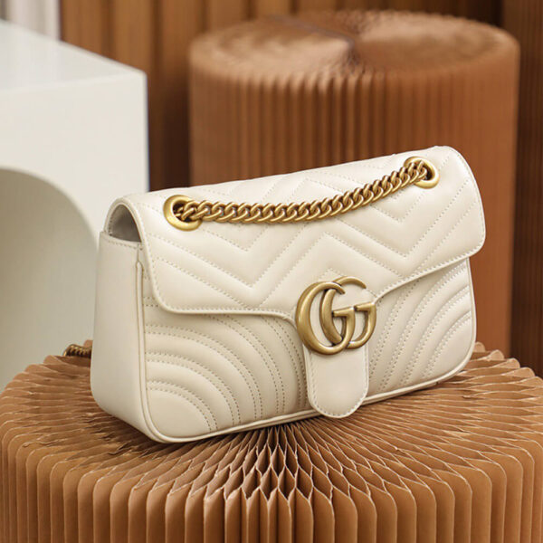 Gucci Marmont Matelasse Shoulder Bag - Image 3