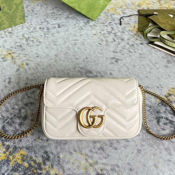 Gucci Marmont Matelasse Leather Super Mini Bag - Image 2