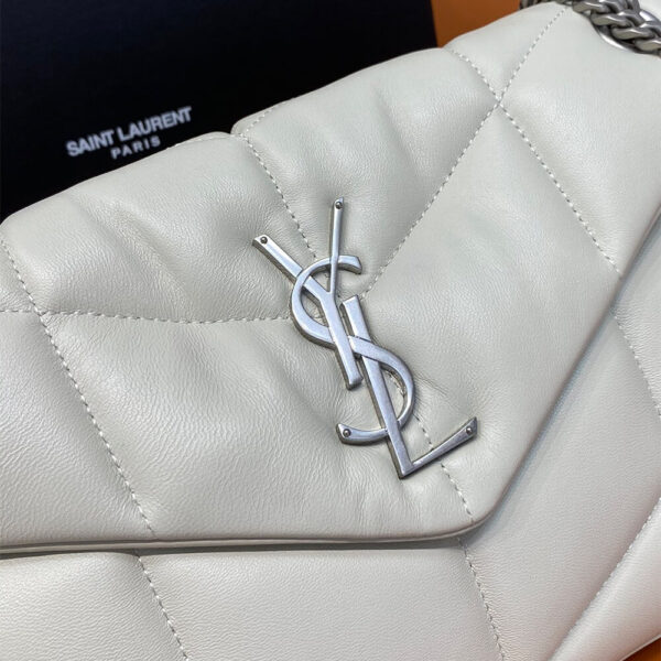 YSL Puffer Small Chain Bag In Quilted Lambskin Bag - Image 6