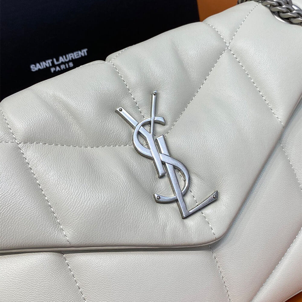 YSL Puffer Small Chain Bag In Quilted Lambskin Bag - Image 6