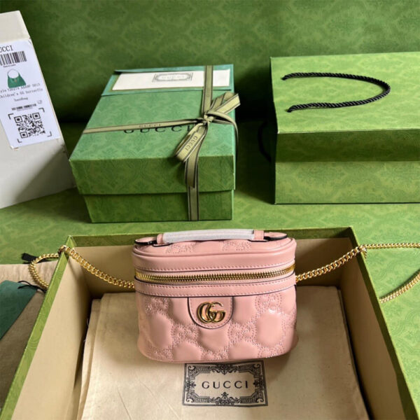 Gucci Matelasse Top Handle Bag - Image 2