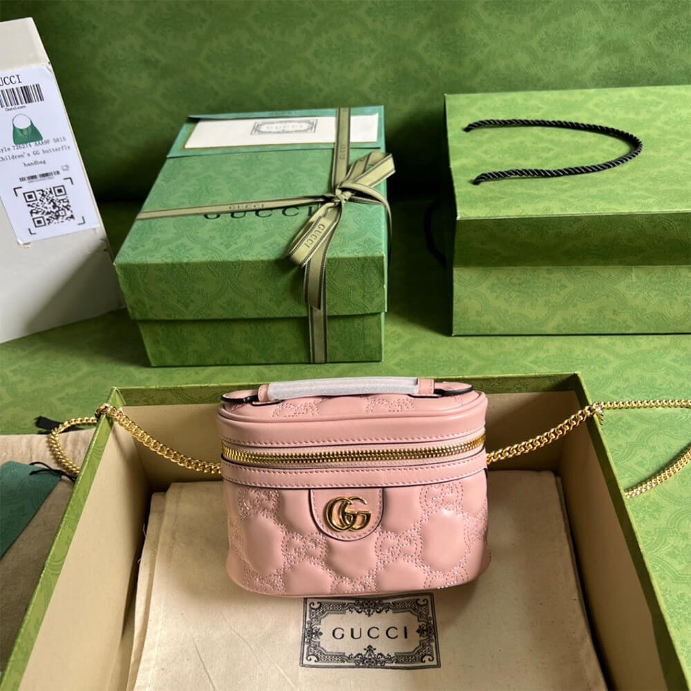 Gucci Matelasse Top Handle Bag - Image 2