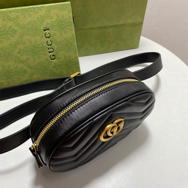Gucci Marmont Quilted Leather Belt Bag - Image 6