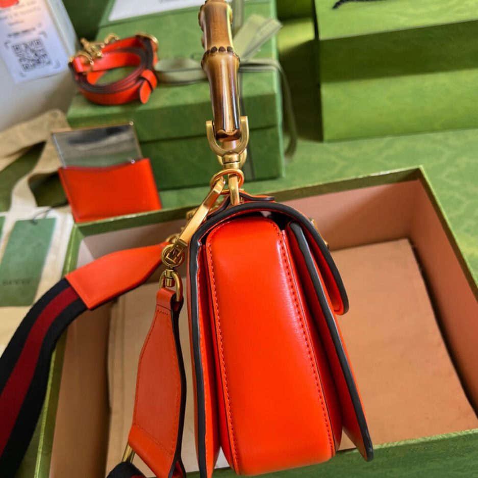 Gucci Bamboo 1947 Jumbo Small Top Handle Bag - Image 4