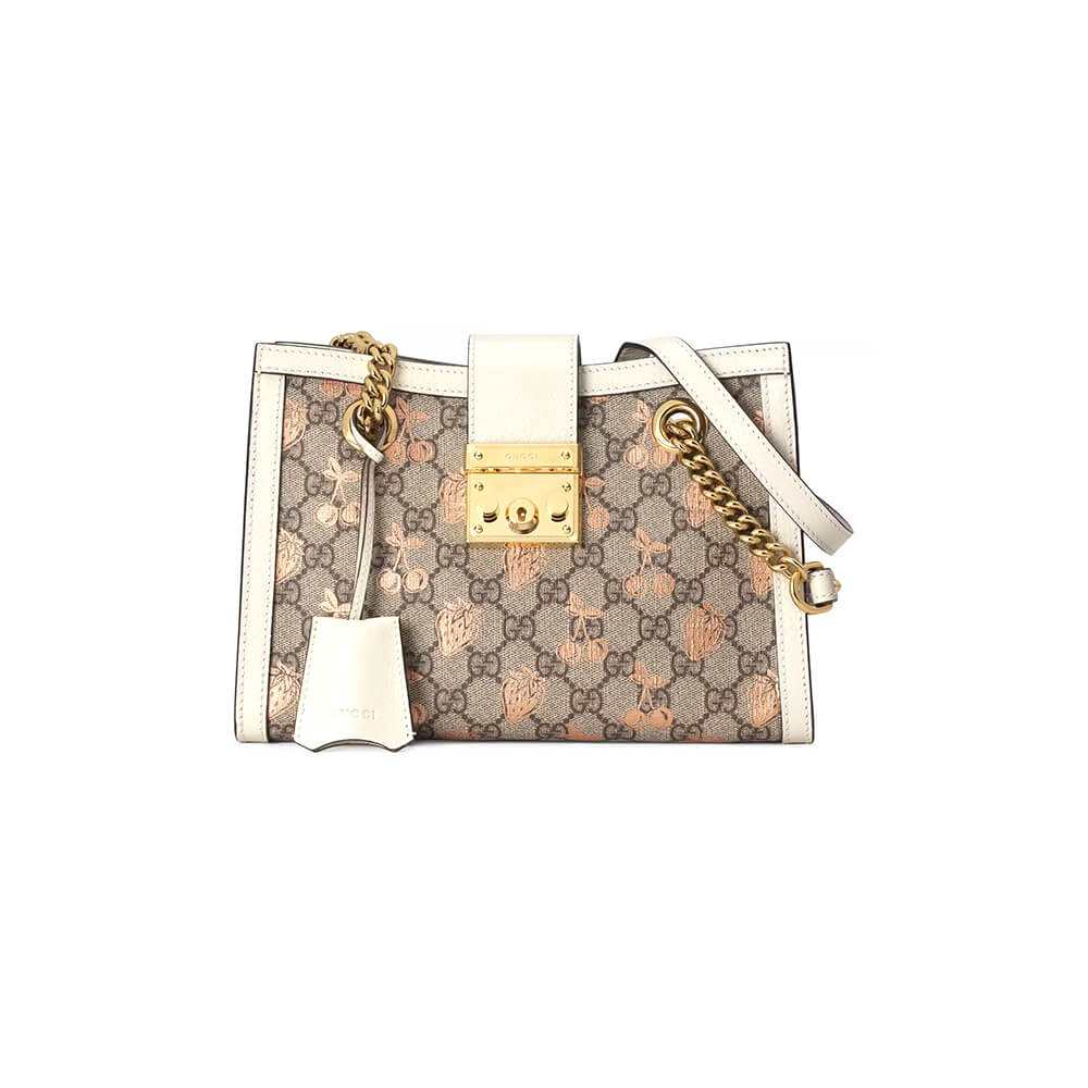 Gucci Padlock Bees Shoulder Bag