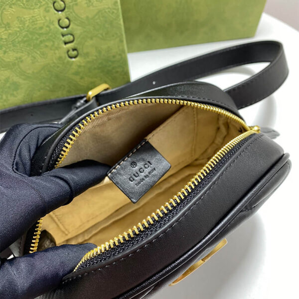 Gucci Marmont Quilted Leather Belt Bag - Image 5